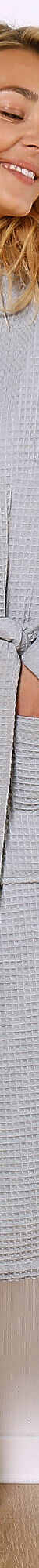 Peignoir de bain mixte adulte nid d'abeille 230 g/m2 (gris) Peignoir de bain mixte adulte nid d'abeille 230 g/m2 (gris)
